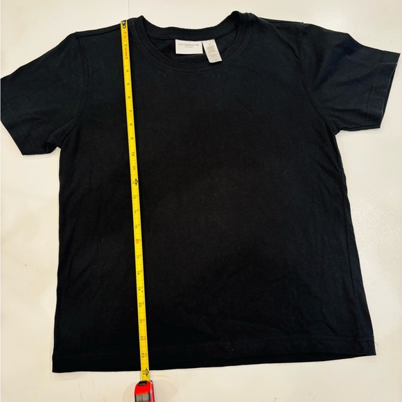 Liz Claiborne  Liz Sport Black Cotton Tee size Medium Mint Condition - Picture 4 of 6